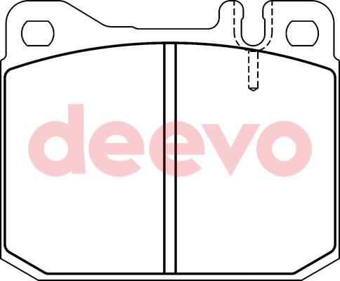 DEEVO BP64940 - Set placute frana,frana disc aaoparts.ro