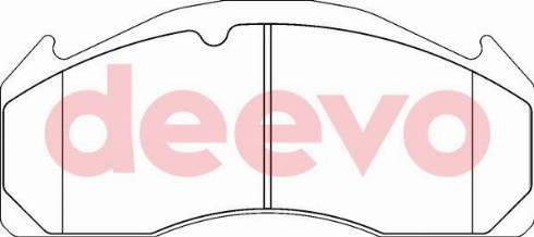 DEEVO BP65320 - Set placute frana,frana disc aaoparts.ro