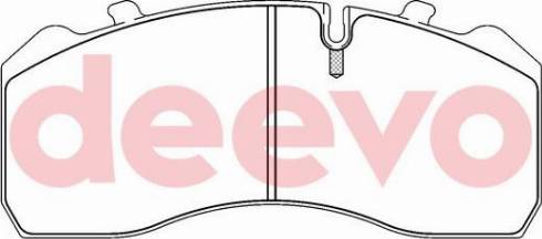 DEEVO BP65240 - Set placute frana,frana disc aaoparts.ro