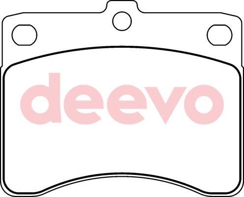 DEEVO BP60700 - Set placute frana,frana disc aaoparts.ro