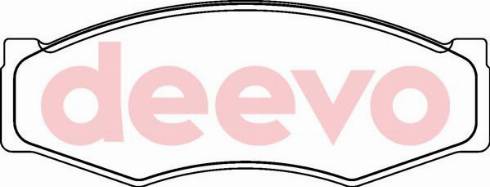 DEEVO BP61600 - Set placute frana,frana disc aaoparts.ro