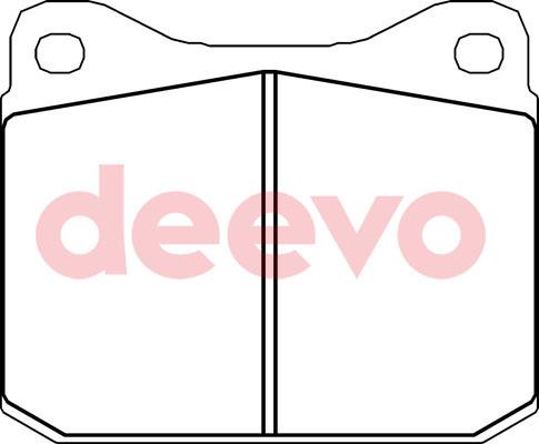 DEEVO BP68300 - Set placute frana,frana disc aaoparts.ro