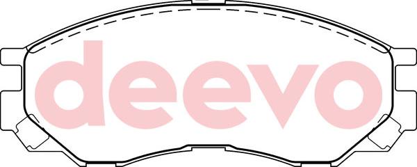 DEEVO BP63360 - Set placute frana,frana disc aaoparts.ro