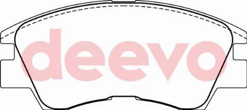 DEEVO BP62020 - Set placute frana,frana disc aaoparts.ro