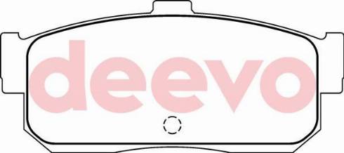 DEEVO BP62220 - Set placute frana,frana disc aaoparts.ro