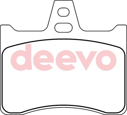 DEEVO BP67640 - Set placute frana,frana disc aaoparts.ro