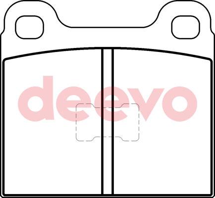 DEEVO BP67300 - Set placute frana,frana disc aaoparts.ro