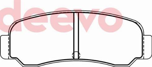 DEEVO BP67780 - Set placute frana,frana disc aaoparts.ro