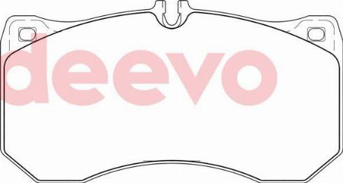 DEEVO BP84460 - Set placute frana,frana disc aaoparts.ro