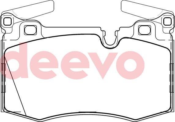 DEEVO BP80960 - Set placute frana,frana disc aaoparts.ro