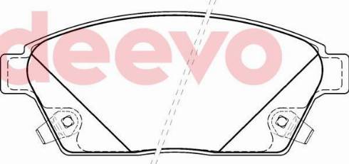 DEEVO BP80380 - Set placute frana,frana disc aaoparts.ro