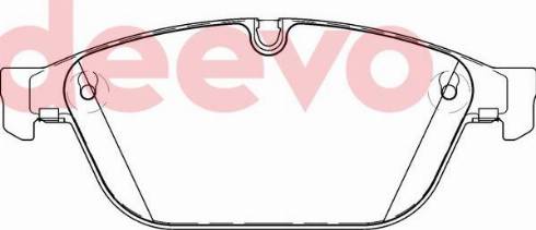 DEEVO BP81280 - Set placute frana,frana disc aaoparts.ro