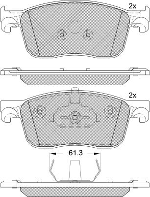 DEEVO BP88120 - Set placute frana,frana disc aaoparts.ro