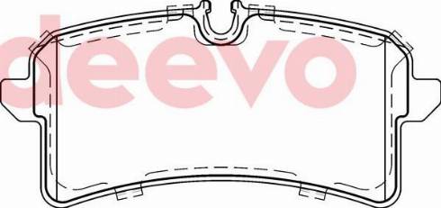 DEEVO BP83940 - Set placute frana,frana disc aaoparts.ro