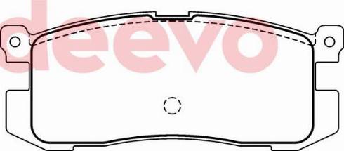 DEEVO BP74620 - Set placute frana,frana disc aaoparts.ro
