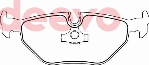 DEEVO BP74000 - Set placute frana,frana disc aaoparts.ro