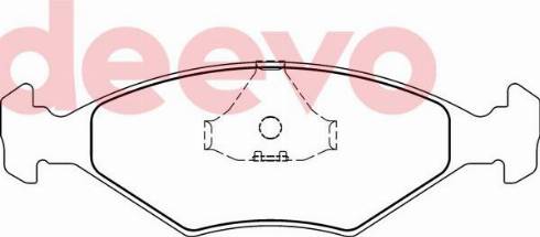 DEEVO BP74880 - Set placute frana,frana disc aaoparts.ro