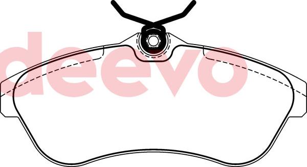 DEEVO BP76340 - Set placute frana,frana disc aaoparts.ro
