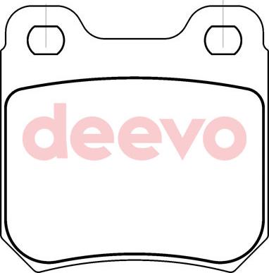 DEEVO BP70900 - Set placute frana,frana disc aaoparts.ro