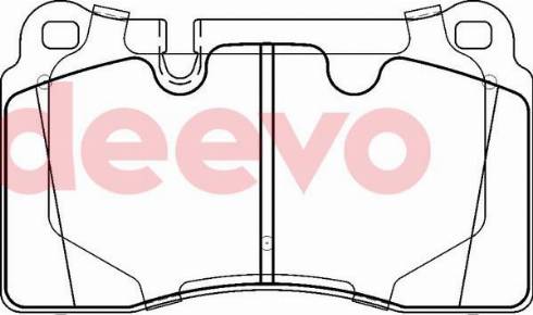 DEEVO BP78940 - Set placute frana,frana disc aaoparts.ro