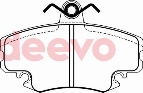 DEEVO BP73580 - Set placute frana,frana disc aaoparts.ro
