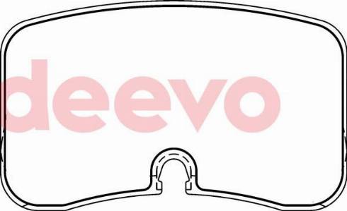 DEEVO BP77440 - Set placute frana,frana disc aaoparts.ro