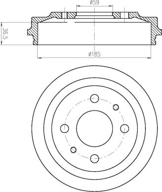 DEEVO BT80020 - Disc frana aaoparts.ro