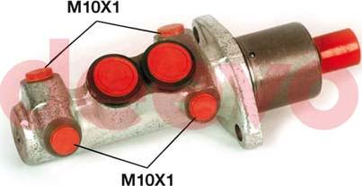 DEEVO BU50546 - Pompa centrala, frana aaoparts.ro