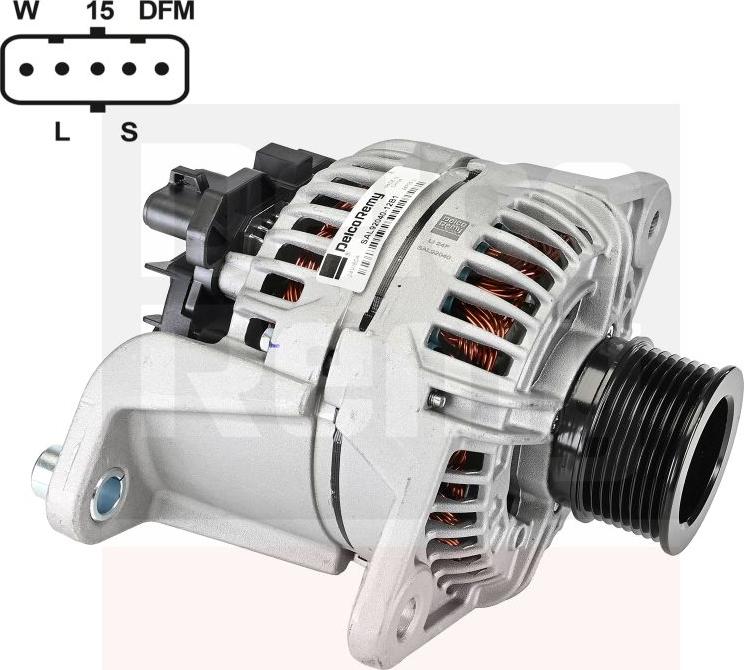 Delco Remy SAL92040-12B1 - Generator / Alternator aaoparts.ro