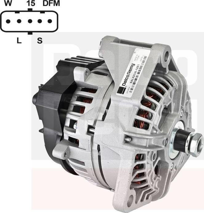 Delco Remy SAL92036-12B1 - Generator / Alternator aaoparts.ro