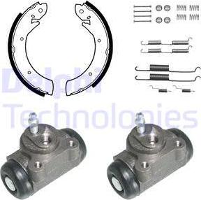 Delphi 909 - Set saboti frana aaoparts.ro