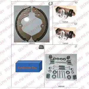 Delphi 1036 - Set saboti frana aaoparts.ro