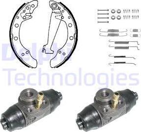 Delphi KP850 - Set saboti frana aaoparts.ro