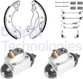 Delphi 858 - Set saboti frana aaoparts.ro