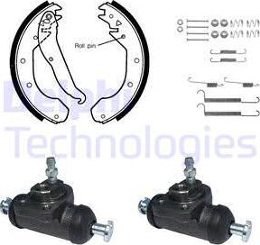 Delphi KP888 - Set saboti frana aaoparts.ro