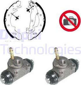 Delphi 875 - Set saboti frana aaoparts.ro