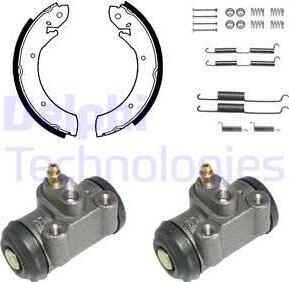 Delphi 789 - Set saboti frana aaoparts.ro