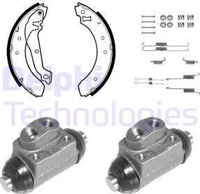 Delphi 738 - Set saboti frana aaoparts.ro