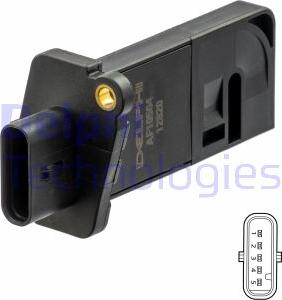 Delphi AF10504-11B1 - Senzor debit aer aaoparts.ro