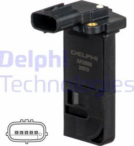 Delphi AF10506-12B1 - Senzor debit aer aaoparts.ro