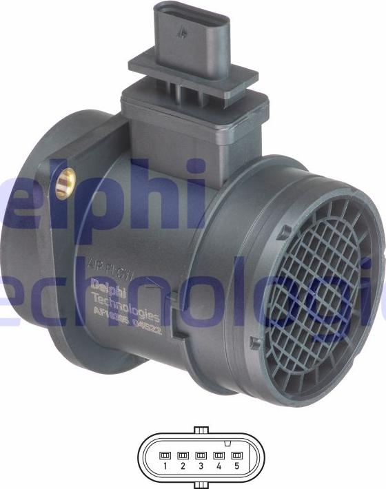 Delphi AF10395-12B1 - Senzor debit aer aaoparts.ro
