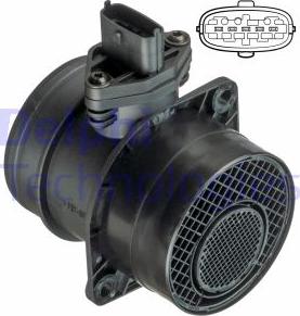 Delphi AF10364-12B1 - Senzor debit aer aaoparts.ro
