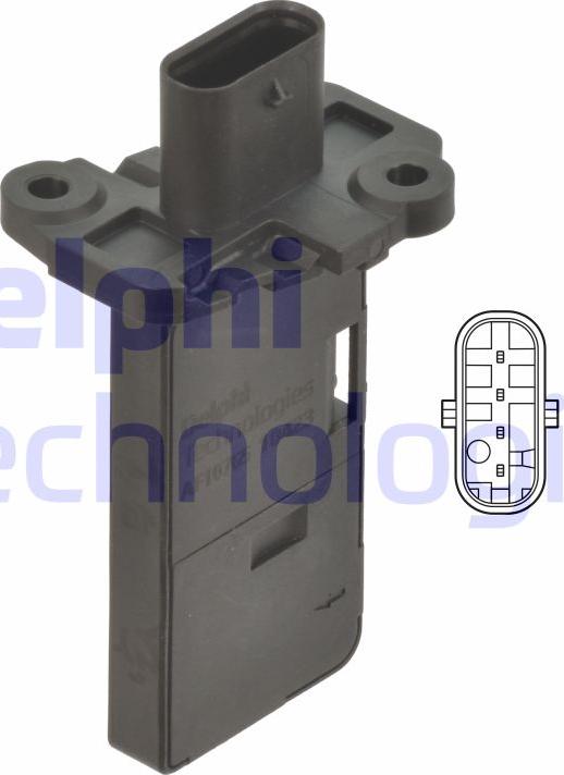 Delphi AF10765-12B1 - Senzor debit aer aaoparts.ro