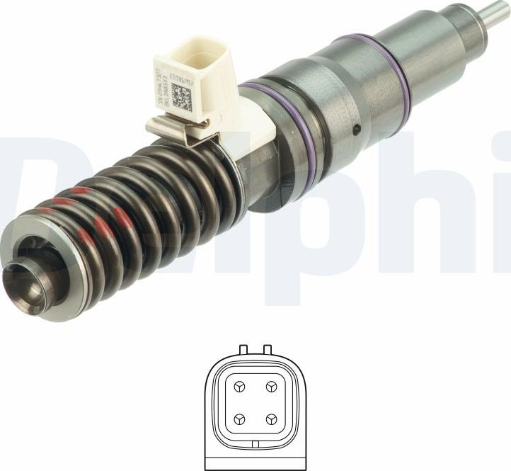 Delphi BEBE5H01001 - Portinjector aaoparts.ro