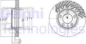 Delphi BG9949 - Disc frana aaoparts.ro