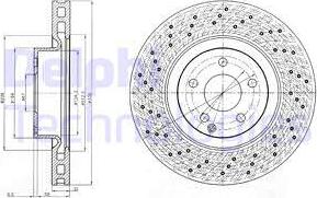 Delphi BG9093C - Disc frana aaoparts.ro