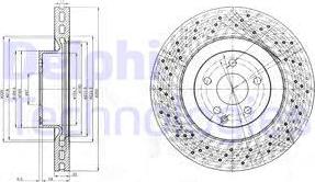 Delphi BG9057 - Disc frana aaoparts.ro