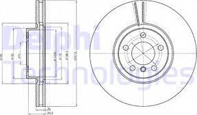 Delphi BG9063C - Disc frana aaoparts.ro