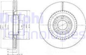 Delphi BG9003 - Disc frana aaoparts.ro