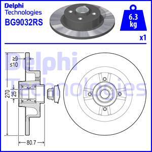 Delphi BG9032RS - Disc frana aaoparts.ro